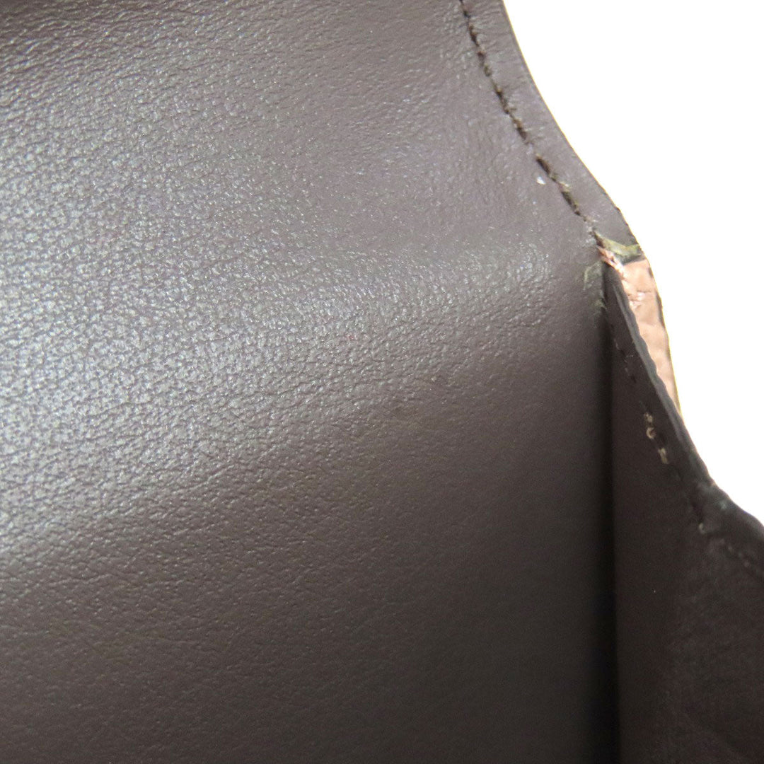 PRADA Bifold Wallet leather beige logo