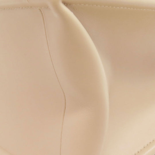 Christian Dior Tote Bag lambskin beige Lady Dior 2WAY Women Used Authentic