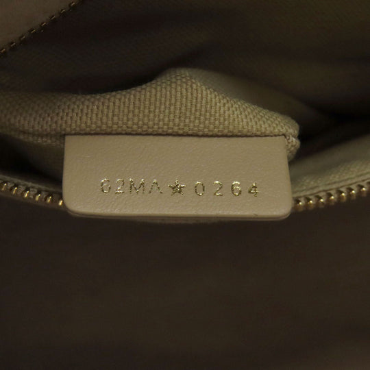 Christian Dior Tote Bag lambskin beige Lady Dior 2WAY Women Used Authentic