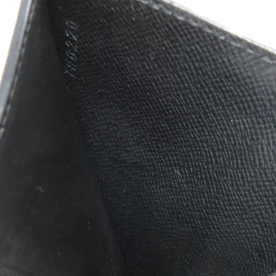 LOUIS VUITTON Bifold Wallet M63322 Epi black Portefeuille Twist Compact Women Used Authentic