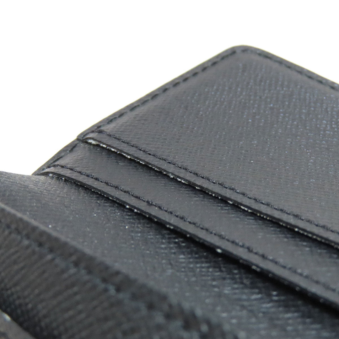 LOUIS VUITTON Bifold Wallet M63322 Epi black Portefeuille Twist Compact Women Used Authentic