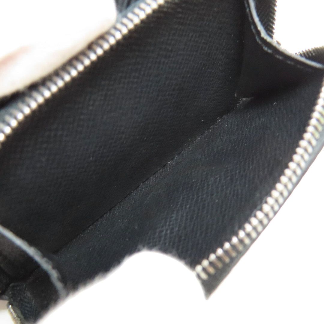 LOUIS VUITTON Bifold Wallet M63322 Epi black Portefeuille Twist Compact Women Used Authentic