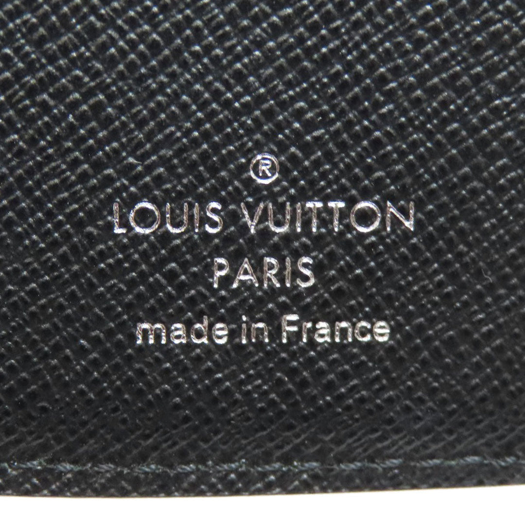 LOUIS VUITTON Bifold Wallet M63322 Epi black Portefeuille Twist Compact Women Used Authentic