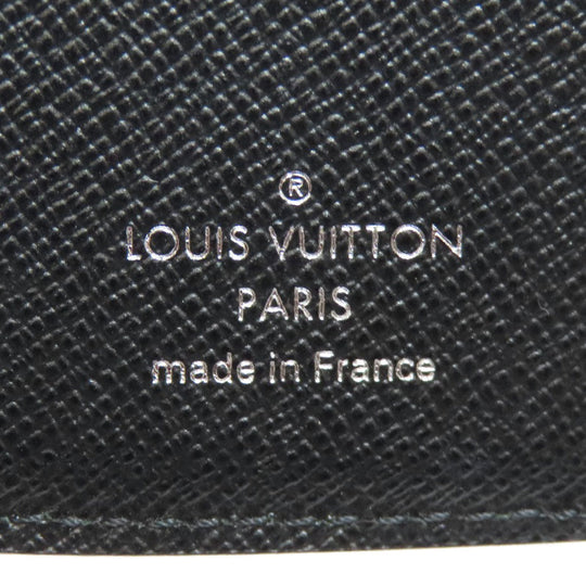 LOUIS VUITTON Bifold Wallet M63322 Epi black Portefeuille Twist Compact Women Used Authentic