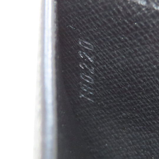LOUIS VUITTON Bifold Wallet M63322 Epi black Portefeuille Twist Compact Women Used Authentic