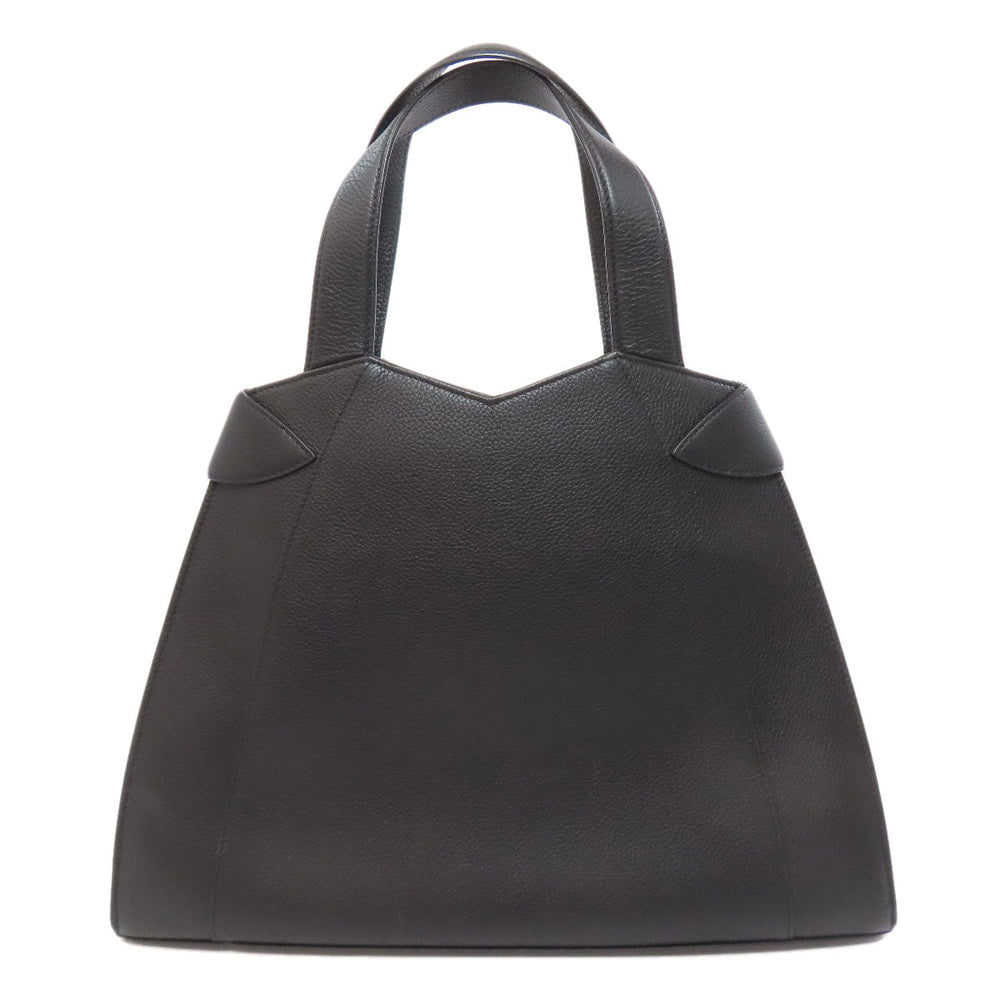 MORABITO Handbag leather black 2WAY Women Used Authentic