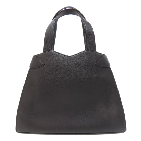 MORABITO Handbag leather black 2WAY Women Used Authentic