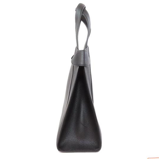 MORABITO Handbag leather black 2WAY Women Used Authentic