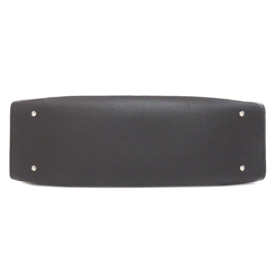MORABITO Handbag leather black 2WAY Women Used Authentic