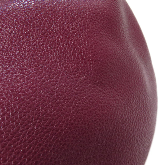 COACH Handbag F38250 leather Red one belt 2WAY Women Used Authentic