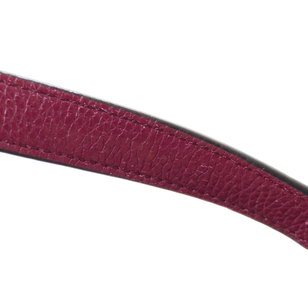 COACH Handbag F38250 leather Red one belt 2WAY Women Used Authentic