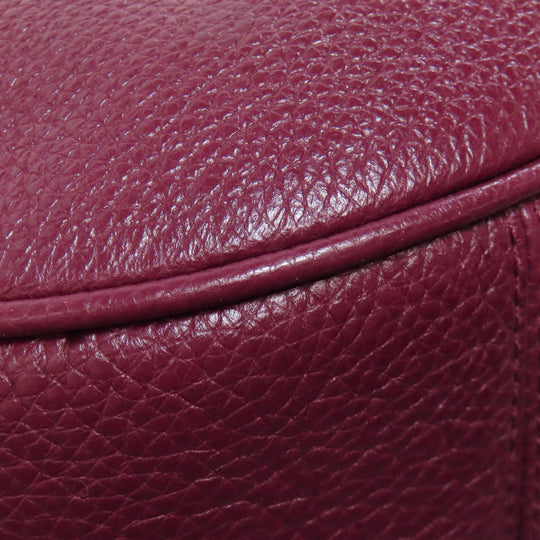 COACH Handbag F38250 leather Red one belt 2WAY Women Used Authentic