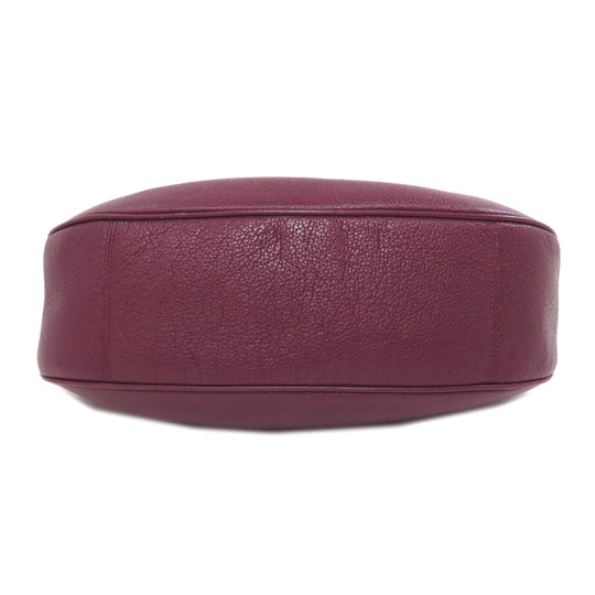 COACH Handbag F38250 leather Red one belt 2WAY Women Used Authentic