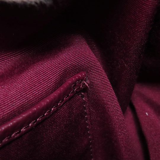 COACH Handbag F38250 leather Red one belt 2WAY Women Used Authentic