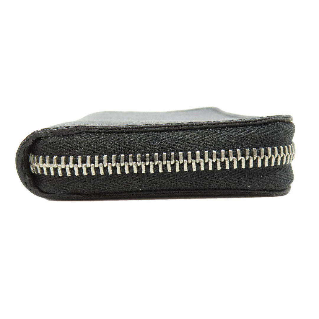 LOUIS VUITTON Coin case N63076 Damier canvas gray Zippy coin purse mens Used Authentic