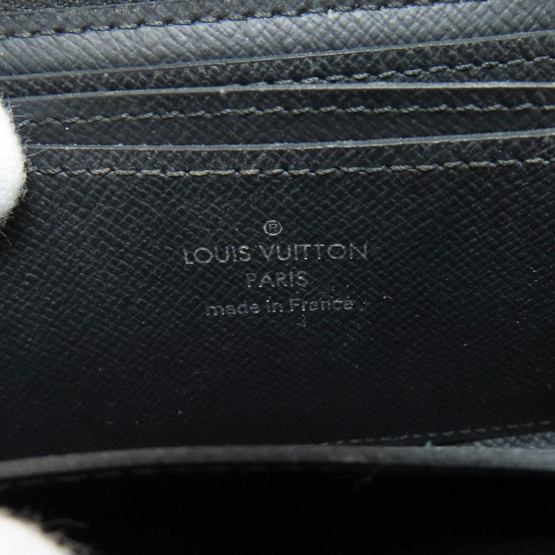 LOUIS VUITTON Coin case N63076 Damier canvas gray Zippy coin purse mens Used Authentic