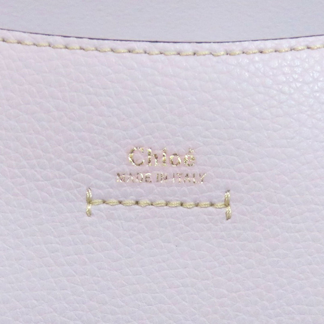 Chloe Shoulder Bag leather purple Darryl Women Used Authentic
