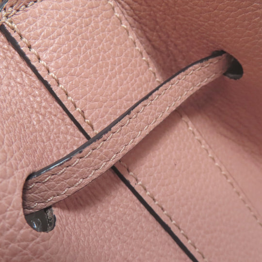Furla Handbag leather beige 2WAY Women Used Authentic