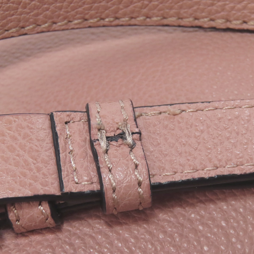 Furla Handbag leather beige 2WAY Women Used Authentic