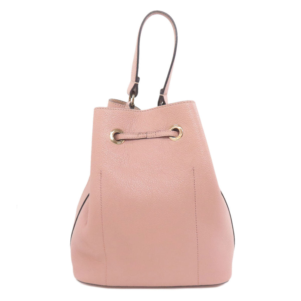 Furla Handbag leather beige 2WAY Women Used Authentic