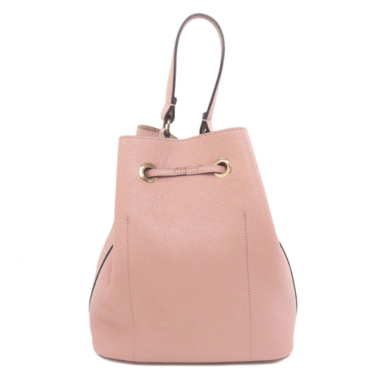 Furla Handbag leather beige 2WAY Women Used Authentic