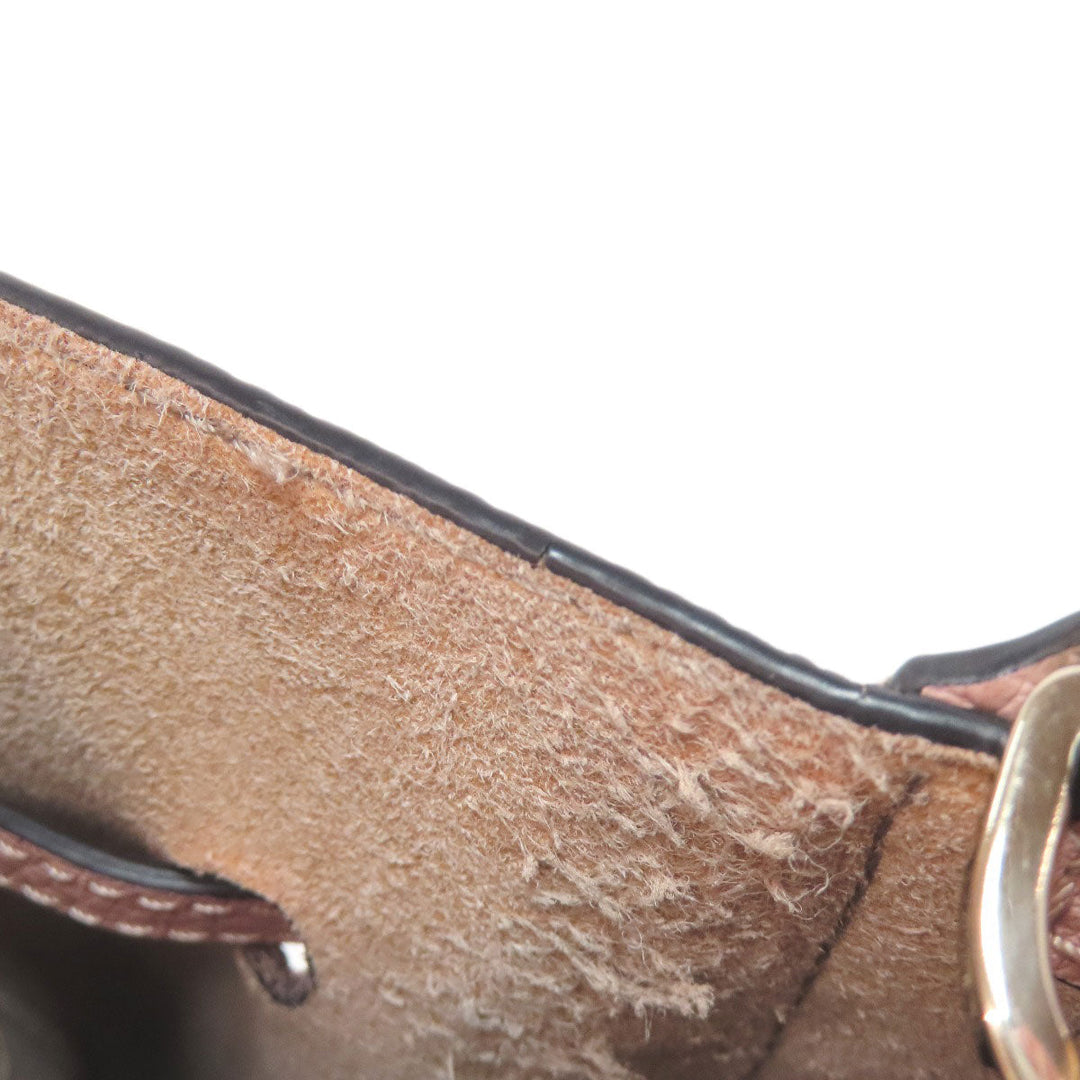 Furla Handbag leather beige 2WAY Women Used Authentic