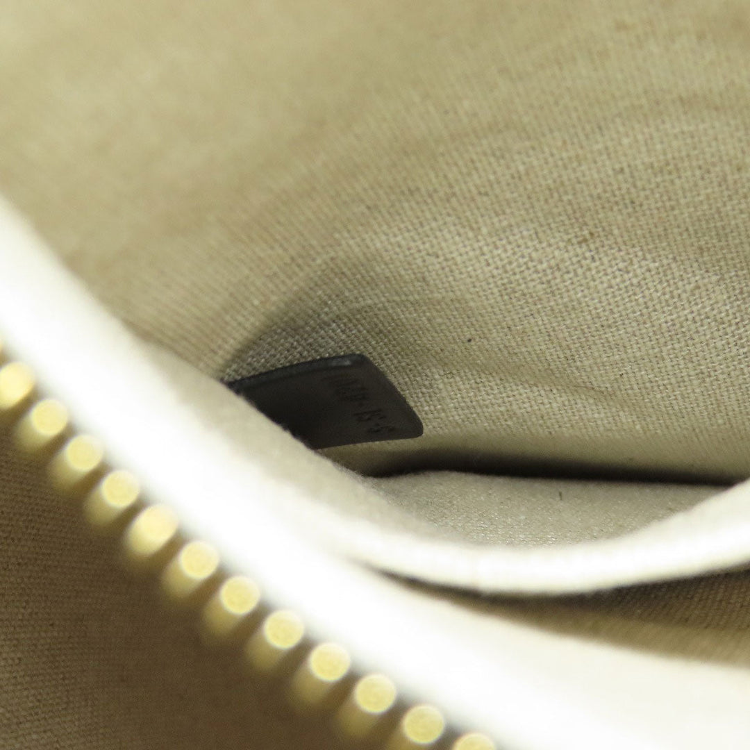 CELINE Tote Bag canvas beige logo Women Used Authentic