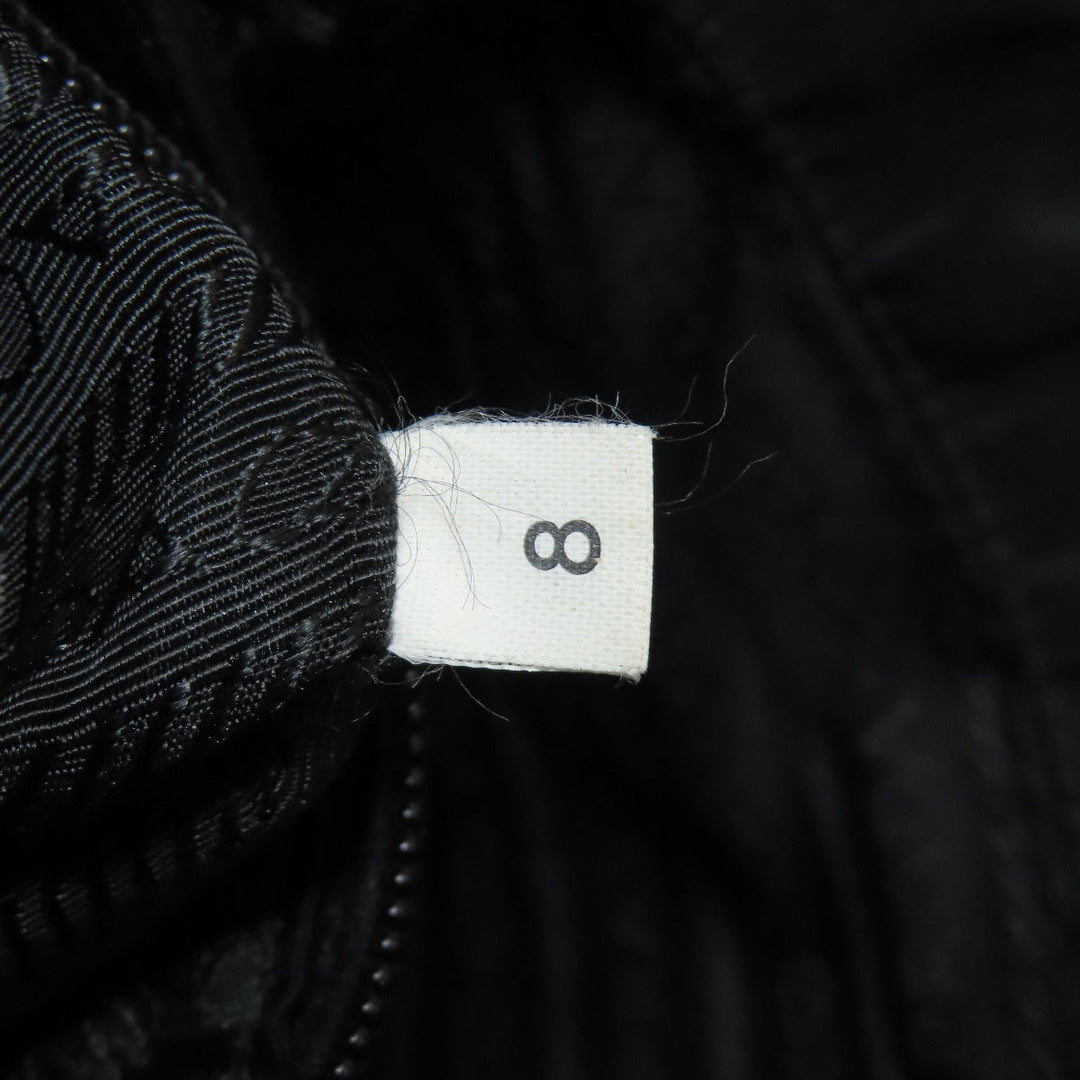 PRADA Shoulder Bag Nylon black logoMetal Women Used Authentic