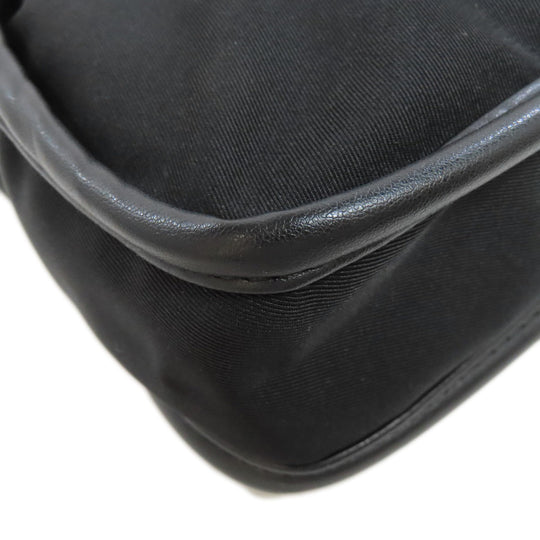 Stella McCartney Shoulder Bag Nylon black Studs circle logo Women Used Authentic