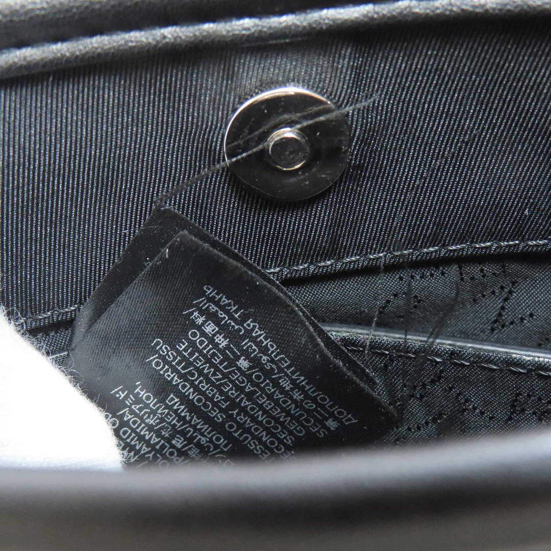 Stella McCartney Shoulder Bag Nylon black Studs circle logo Women Used Authentic