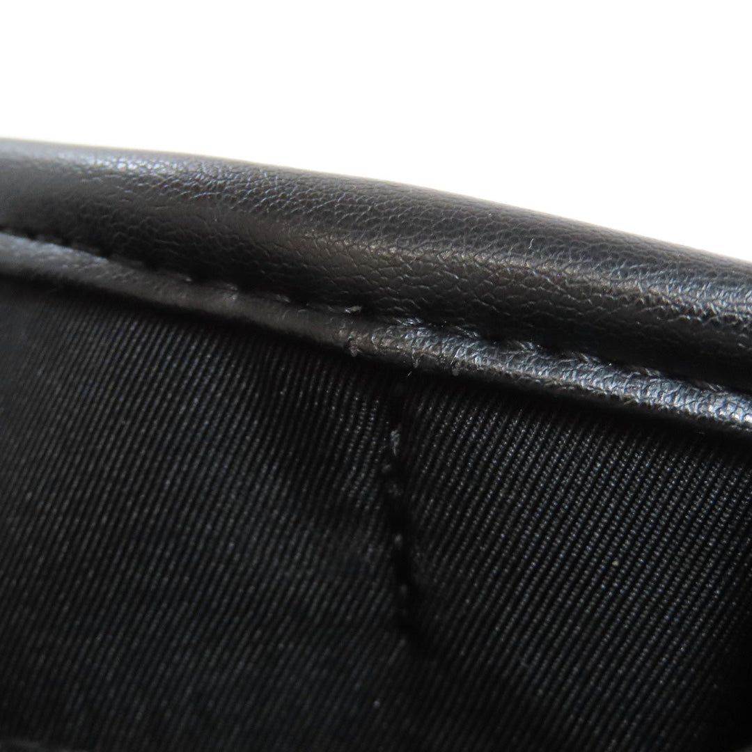Stella McCartney Shoulder Bag Nylon black Studs circle logo Women Used Authentic