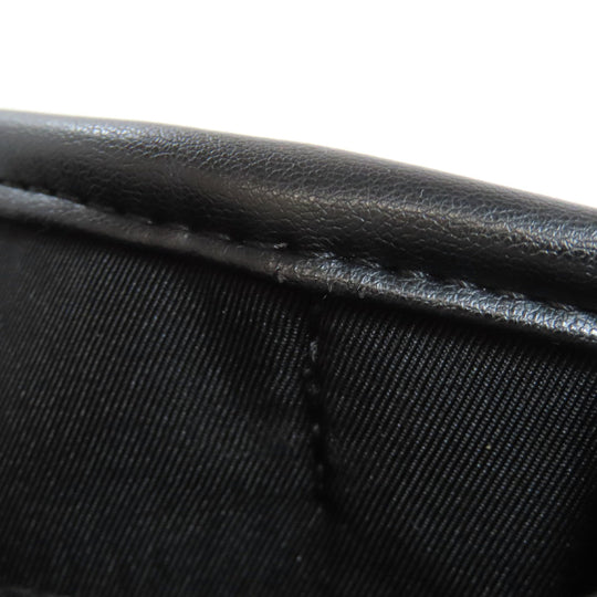 Stella McCartney Shoulder Bag Nylon black Studs circle logo Women Used Authentic