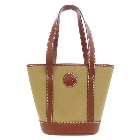 HUNTING WORLD Tote Bag canvas green logo Women Used Authentic