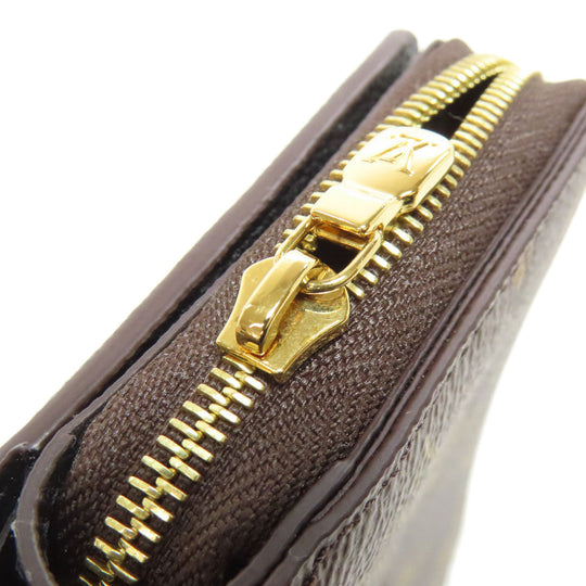 LOUIS VUITTON Bifold Wallet M81461 Monogram reverse Brown Portefeuille Lou Women Used Authentic