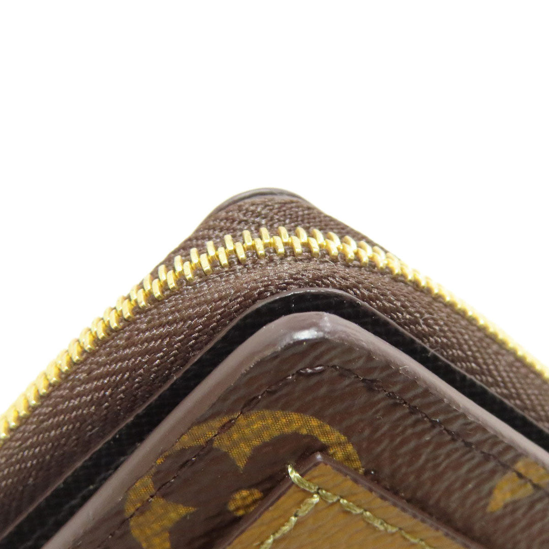 LOUIS VUITTON Bifold Wallet M81461 Monogram reverse Brown Portefeuille Lou Women Used Authentic
