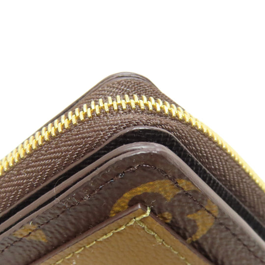 LOUIS VUITTON Bifold Wallet M81461 Monogram reverse Brown Portefeuille Lou Women Used Authentic