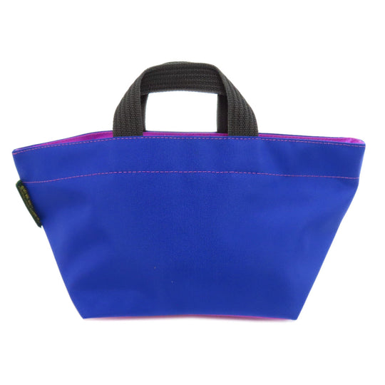 Herve Chapelier Handbag Nylon blue Boat-shaped tote Women Used Authentic