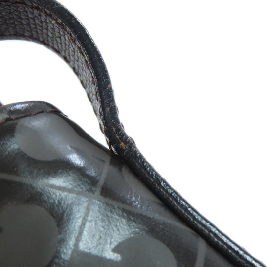 GHERARDINI Shoulder Bag Polyester, polyurethane coating Brown Logo motif softy Women Used Authentic