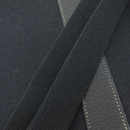 HERMES Tote Bag Towar Officche black Garden File SilverMetal