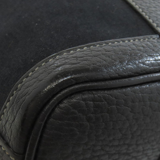 HERMES Tote Bag Towar Officche black Garden File SilverMetal