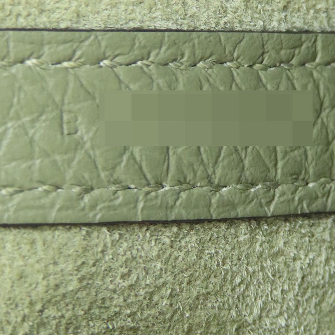 HERMES Handbag Taurillon Clemence green Picotin Lock PM Gold Metal Women Used Authentic