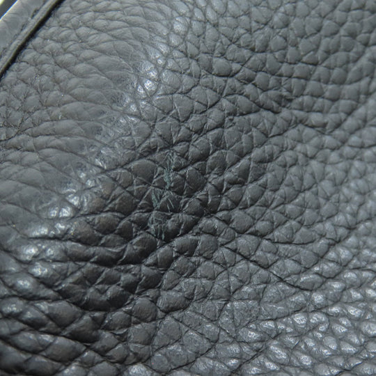 HERMES Shoulder Bag Togo black Evelyn 3 GM SilverMetal Women Used Authentic
