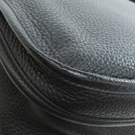 HERMES Shoulder Bag Togo black Evelyn 3 GM SilverMetal Women Used Authentic
