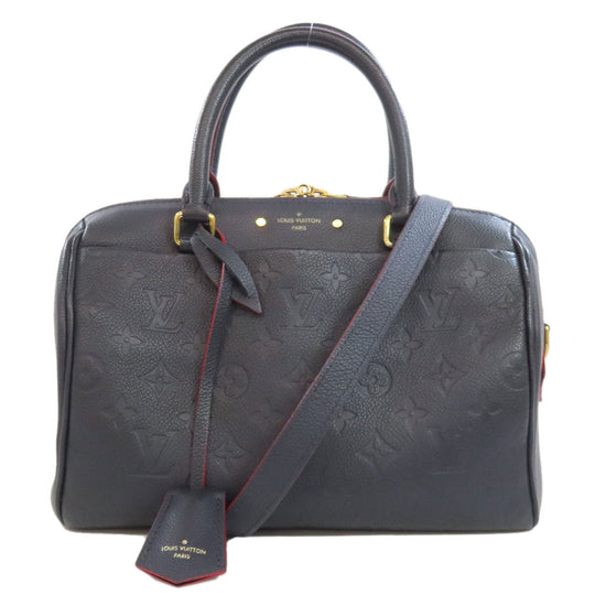 LOUIS VUITTON Boston Duffel bag M43501 Ann Platt Navy Speedy 25 Women Used Authentic