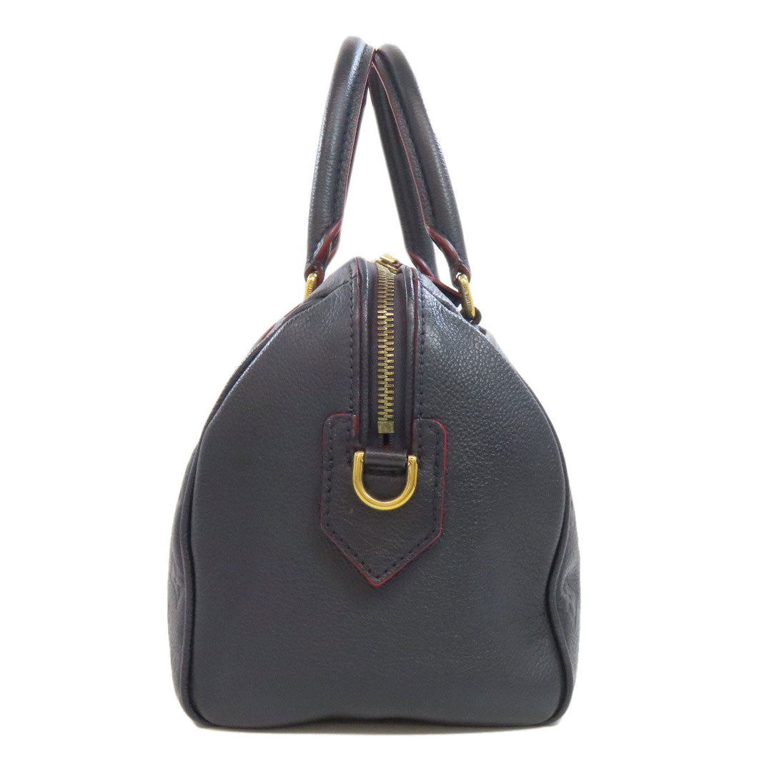 LOUIS VUITTON Boston Duffel bag M43501 Ann Platt Navy Speedy 25 Women Used Authentic