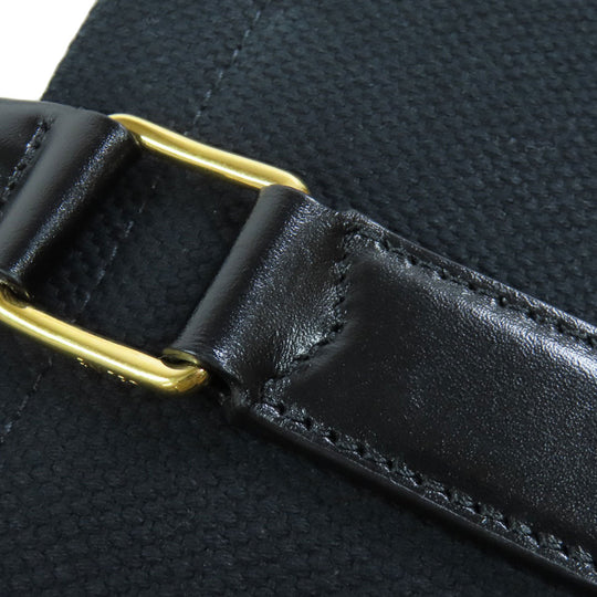 CELINE Tote Bag canvas black Horizontalkava Women Used Authentic