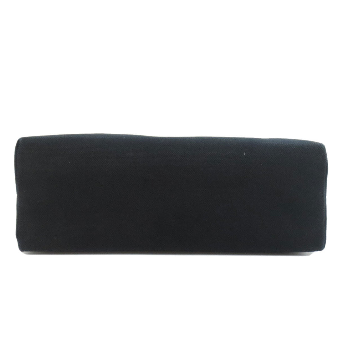 CELINE Tote Bag canvas black Horizontalkava Women Used Authentic