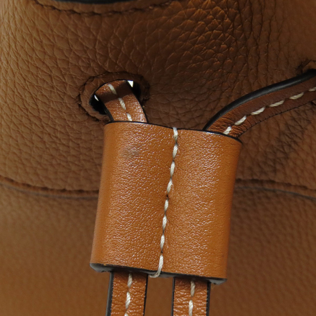 LOEWE Handbag Calfskin Brown Hammock mini 2WAY Women Used Authentic