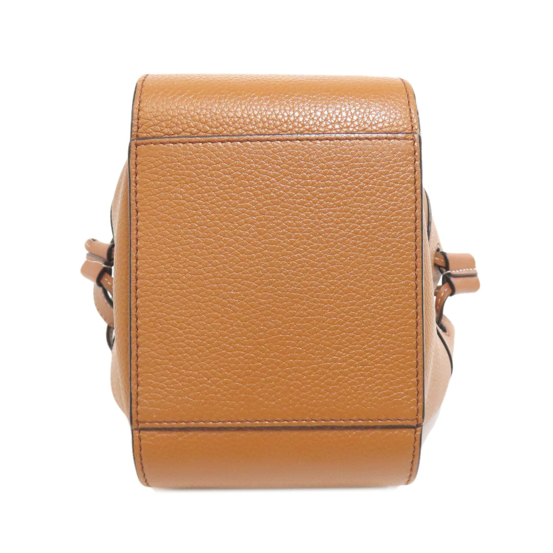 LOEWE Handbag Calfskin Brown Hammock mini 2WAY Women Used Authentic