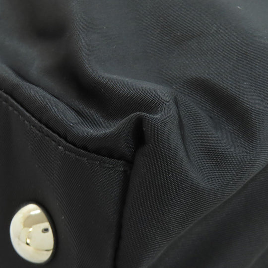 PRADA Tote Bag Nylon black 2WAWY Women Used Authentic